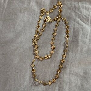 Tory Burch Gold Clover Necklace